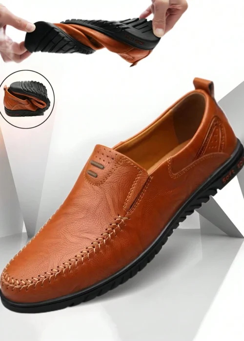 Casual British Style Minimalist Romantic Elegant British Style Versatile Gentleman's Daily Outdoor Casual Business Party Holiday Commute Spring Summer Autumn Winter Four Seasons Black Red Brown Lightweight Non-Slip Breathable Comfortable Loafers Men's Shoes Big Size 44 45 46 47 New Solid Color Round Toe Low-Top Slip-On Loafers Casual Men's Shoes Leather Shoes Outdoor Men's Shoes Business Shoes Driving Shoes Boat Shoes Big Size Men's Loafers